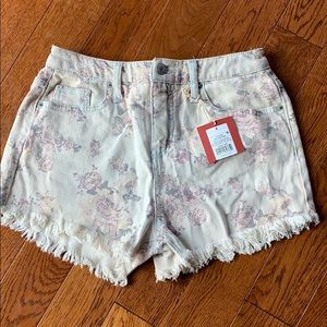 Mossimo high waist floral shorts